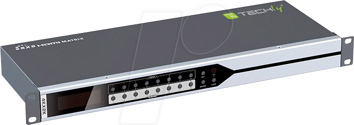 Techly IDATAHDMIMX818 8x8 - 4K HDMI Matrix Switch