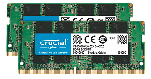 Crucial geheugen 32GB SODIMM  DDR4-3200 CT2K16G4SFRA32A