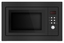 Exquisit EMW2546HIBLACK Combi microgolfoven Ingebouwd 45cm Zwart