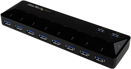 Startech 10 poorts USB Hub USB3.0 + Fast charging - ST103008U2C
