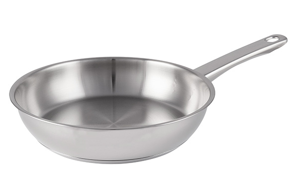 Cosy & Trendy 1981220 Braadpan 20(Ø)x7,5cm RVS Grijs