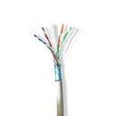Câble réseau Nedis CCBG8526GY305, câble CAT6 F/UTP, cuivre, intérieur, LSZH, gris, 305 m