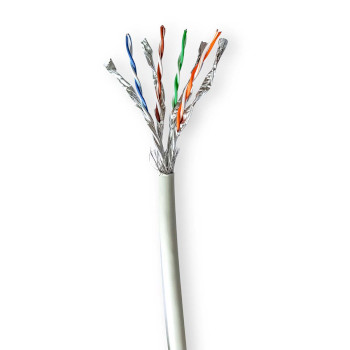 Nedis CCBG8548GY305S Netwerk Kabel Rol CAT7 S/FTP Koper 305m Binnenshuis LSZH Grijs