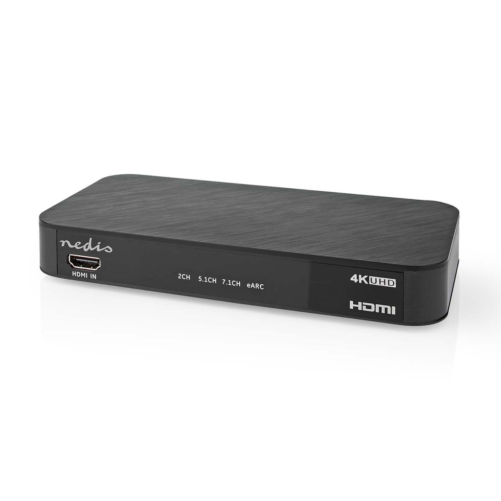 Nedis ACON3445AT Digitale Audioconverter 2-wegs HDMI- Jack / TosLink / 3x HDMI Zwart