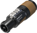 Neutrik NL2FXX-W-S Neutrik speakON 2-polige kabelconnector 6 - 12 mm Zwart