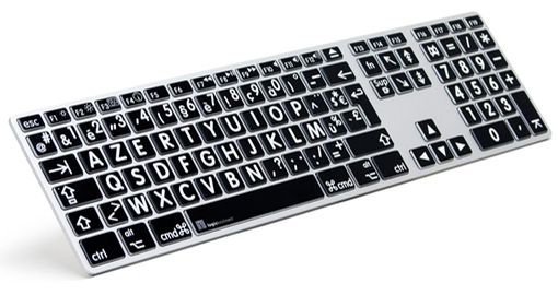 [Grootlettertoetsenbord] Azerty Grootlettertoetsenbord MAC USB A 