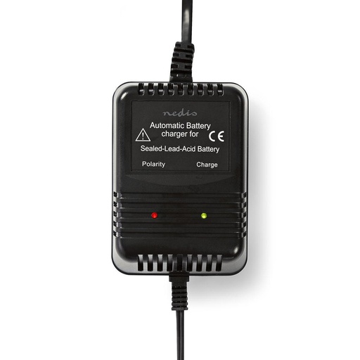 [BACCH02] Nedis BACCH02 Loodzuuracculader 2.3 / 6.9 / 13.8 V DC 0.6 A Zwart