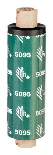 [05095GS08407] Zebra 1474430 5095 Hoogwaardig lint 84 mm x 74 m 12 stuks zwart