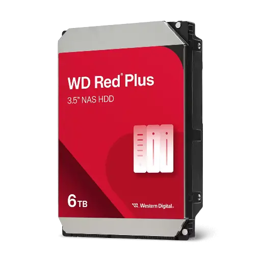 [WD60EFPX] Western Digital WD60EFPX Red Plus NAS HDD 3.5" 6TB SATA 