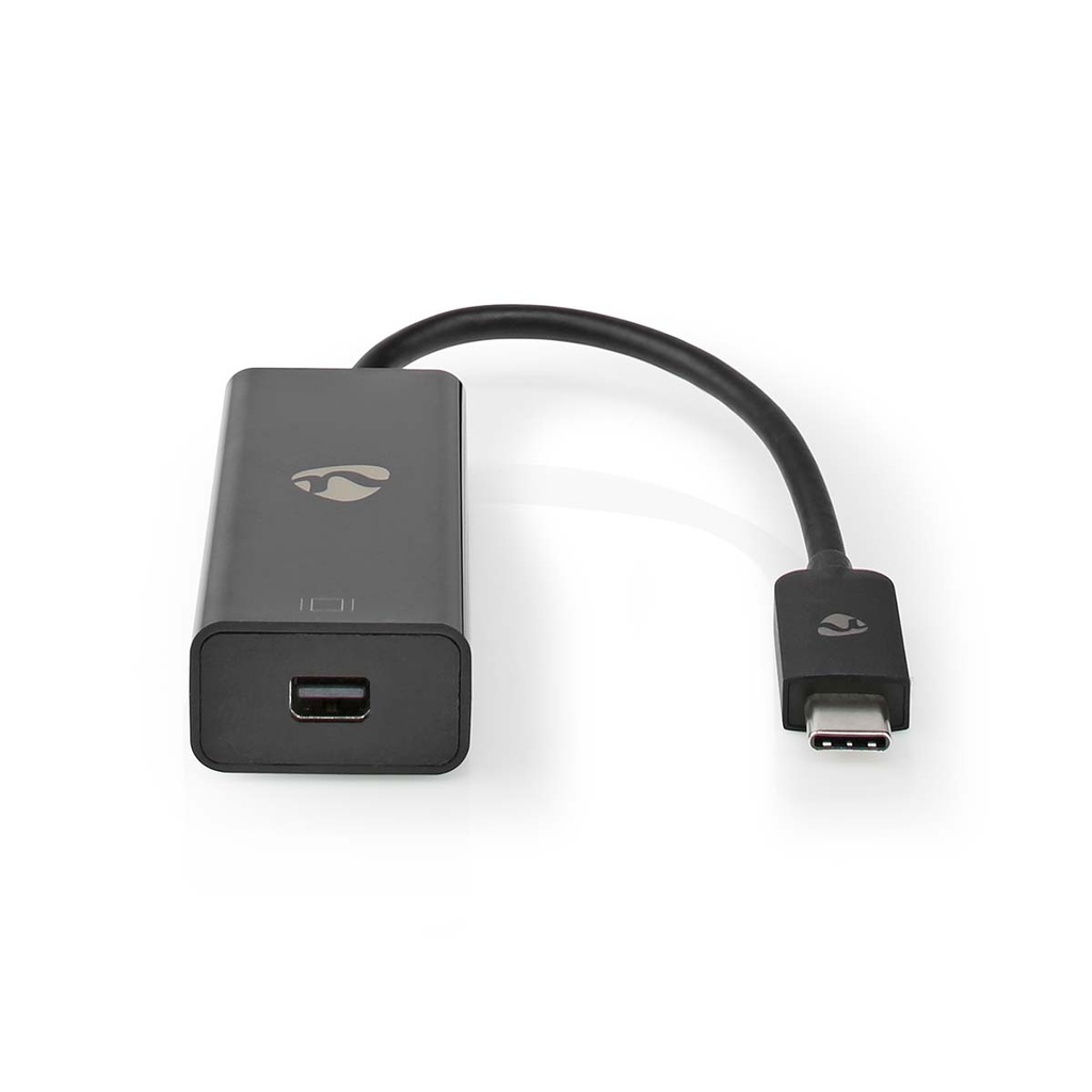 Nedis CCGB64453BK02 USB-C naar Mini DisplayPort-adapter 20 cm Zwart