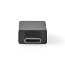 Nedis CCGB64915BK USB-A naar USB-C adapter USB 3.2 Gen1 Zwart