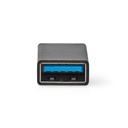 Nedis CCGB64915BK USB-A naar USB-C adapter USB 3.2 Gen1 Zwart