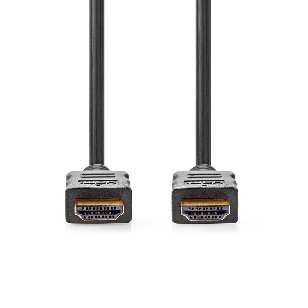 Nedis CVGL34060BK05 High Speed ​​HDMI-kabel met Ethernet HDMI 2.0 0,5 m Zwart