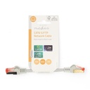Nedis CCGL85221GY015 CAT6 Netwerkkabel S/FTP 0,15m Grijs