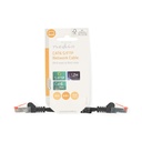 Nedis CCGL85221BK015 CAT6 Netwerkkabel S/FTP 0,15m Zwart