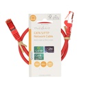 Nedis CCGL85221RD05 CAT6 Netwerkkabel S/FTP 0,25m Rood