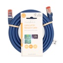 Nedis CCGL85221BU50 CAT6 Netwerkkabel | RJ45 Male | RJ45 Male | S/FTP | 5.00 m | Rond | LSZH | Blauw | Label