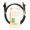 Nedis CCGL85200BK10 CAT6 netwerkkabel U/UTP 1m Zwart