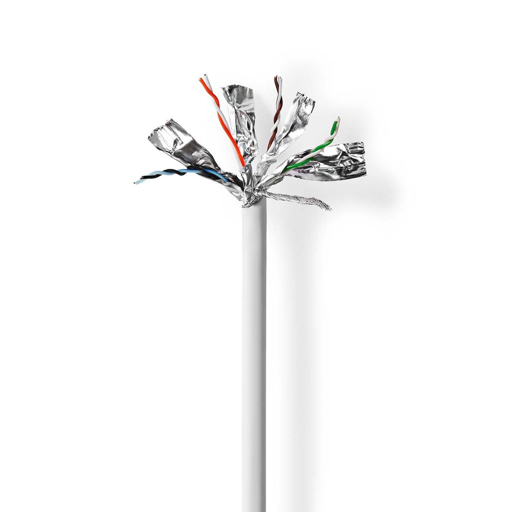 Nedis CCBG8548GY100S Netwerkkabel op Rol  CAT7 S/FTP 100m Grijs