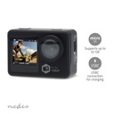 Nedis ACAM31BK Action Cam Dubbel scherm 1080p@30fps 12 M Waterbestendig Zwart