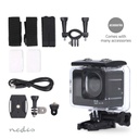 Nedis ACAM31BK Action Cam Dubbel scherm 1080p@30fps 12 M Waterbestendig Zwart