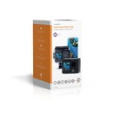 Nedis ACAM71BK Action Cam Dubbel scherm 5K@30fps 16 MP Waterbestendig Zwart