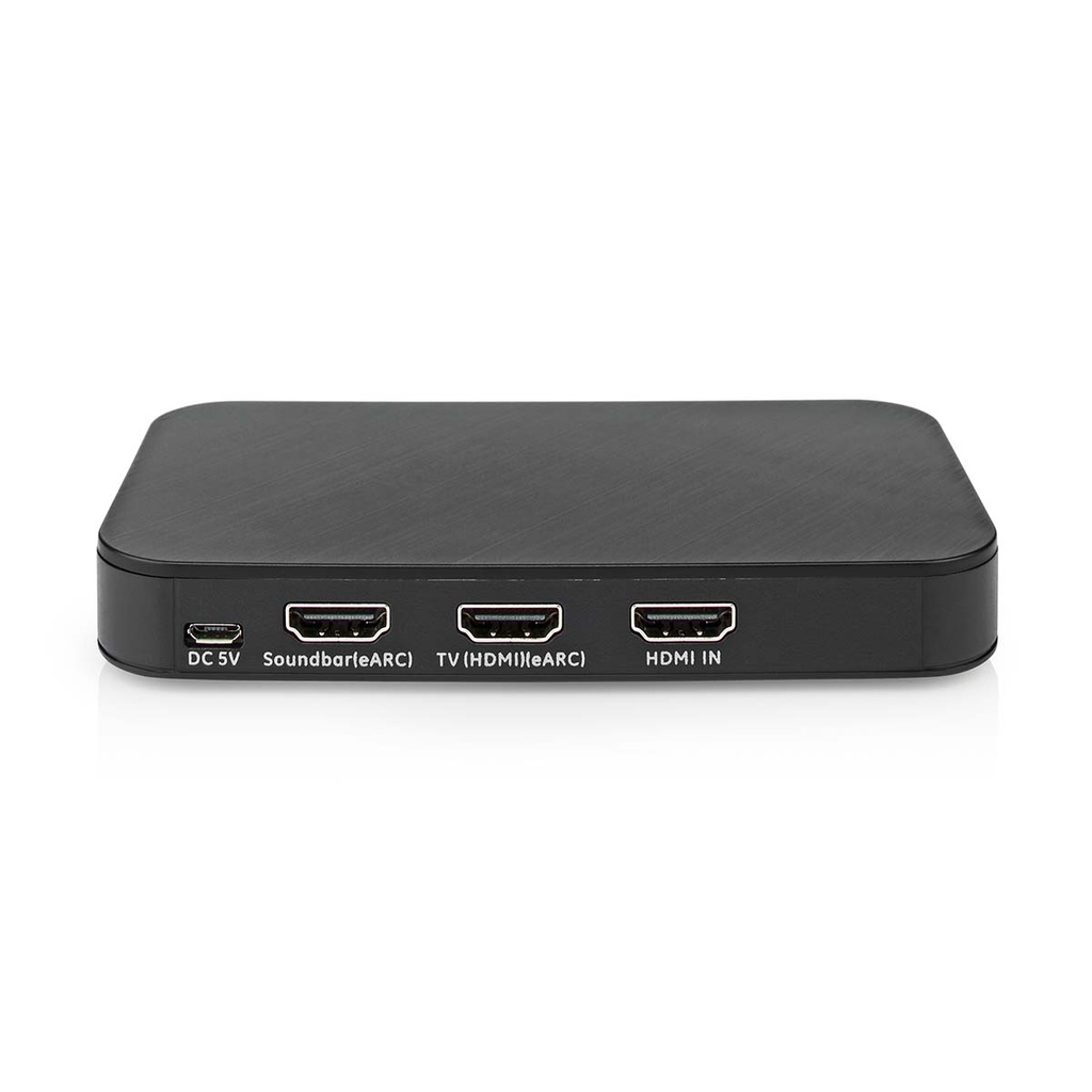 Nedis ACON3435AT Digitale Audioconverter 1x HDMI In 2x HDMI Out Zwart