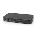 Nedis ACON3435AT Digitale Audioconverter 1x HDMI In 2x HDMI Out Zwart