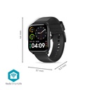 Nedis BTSW30BK SmartLife-horloge 1.69 " IP68 Zwart