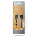 Nedis CCBW32000AT30 DVI-Kabel DVI-D 24+1-Pins 2560x1600 Verguld 3m Zwart