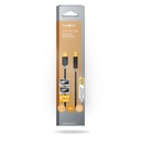 Nedis CCBW60100AT10 USB2.0-Kabel USB-A - USB-B 480 Mbps Verguld 1m Zwart
