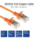 ACT U/FTP-kabel 2m LSZH CAT6A Snagless Oranje- DC7102