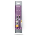 Nedis CCBW64020AT10 USB 3.2 Gen 2x2-Kabel USB-C 100W 4K@60Hz 20 Gbps Verguld 1m Zwart