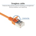 ACT U/FTP-kabel 2m LSZH CAT6A Snagless Oranje- DC7102