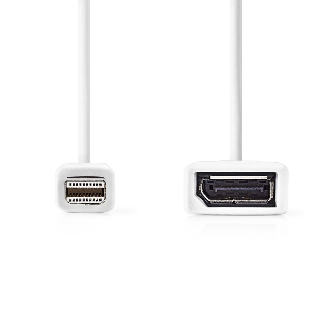 Nedis CCGB37450WT02 DisplayPort 1.2-Kabel |Mini-DisplayPort - DisplayPort Vrouwelijk 4k@60Hz Wit
