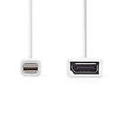 Nedis CCGB37450WT02 DisplayPort 1.2-Kabel |Mini-DisplayPort - DisplayPort Vrouwelijk 4k@60Hz Wit