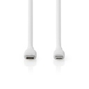 Nedis CCGB39800WT15 Lightning Kabel USB 2.0 Lightning - USB-C 480 Mbps Vernikkeld 1.5m Wit