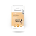 Nedis CCGB52821IV Seriële Adapter D-SUB 9-Pins - RJ45 Vrouwelijk Vernikkeld Beige