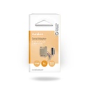 Nedis CCGB52822IV Seriële Adapter D-SUB 25-Pins Vrouwelijk - RJ45 Vrouwelijk Vernikkeld Beige