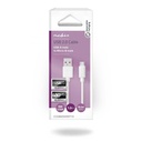 Nedis CCGB60500WT10 USB 2.0-Kabel USB-A - USB Micro-B 480 Mbps Vernikkeld 1m Wit