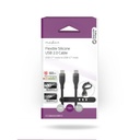 Nedis CCGB60820BK15 USB 2.0-Kabel USB-C 60 W 480 Mbps Vernikkeld 1.5m Zwart
