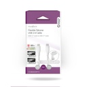 Nedis CCGB60820WT15 USB 2.0-Kabel  USB-C 60 W 480 Mbps Vernikkeld 1.5m Wit