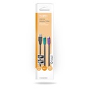 Nedis CCGB60830BK03 PS/2-Kabel USB 2.0 USB-A - 2x PS/2 Vrouwelijk 480 Mbps 30cm Vernikkeld Zwart