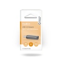 Nedis CCGB60910BK USB 2.0 Adapter - USB-C - USB Micro-B Vrouwelijk 480 Mbps Vernikkeld Zwart 