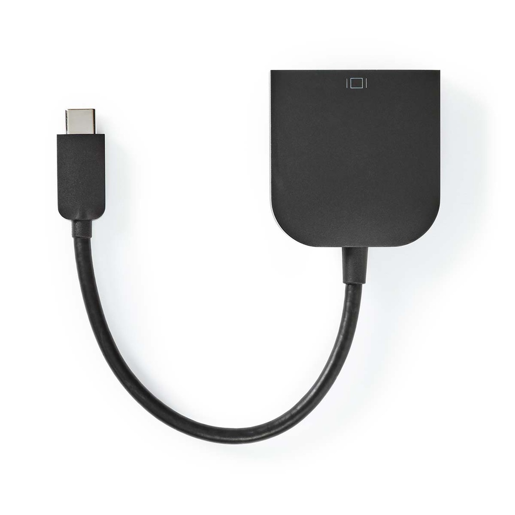 Nedis CCGB64552BK02 USB 3.2 Gen 1 Adapter USB-C - DVI-D 24+1-Pins Vrouwelijk 1080p 20cm Zwart