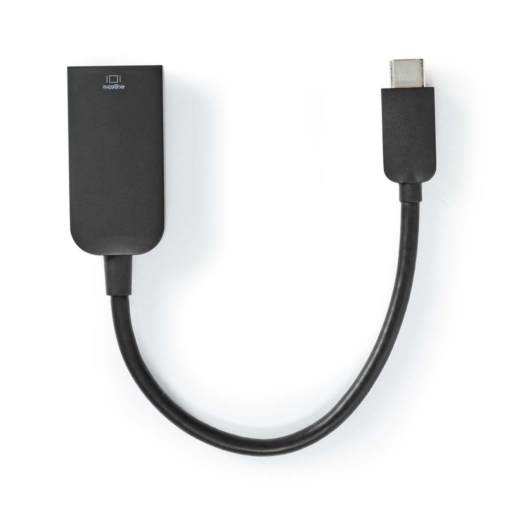 Nedis CCGB64652BK02 USB 3.2 Gen 1 Adapter USB-C - HDMI Vrouwelijk 4K@60Hz 20cm Zwart