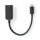 Nedis CCGB64652BK02 USB 3.2 Gen 1 Adapter USB-C - HDMI Vrouwelijk 4K@60Hz 20cm Zwart