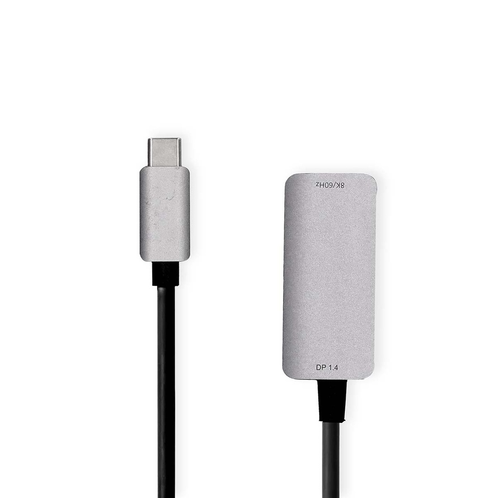 Nedis CCGB64660BK02 USB 3.2 Gen 1 Adapter  USB-C - HDMI Vrouwelijk 8K@60Hz 20cm Vernikkeld Zwart