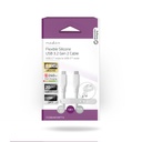 Nedis CCGB64810WT10 USB 3.2 Gen 2-Kabel USB-C 240 W 8K@30Hz 20 Gbps Vernikkeld 1m Wit