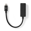 Nedis CCGB64960BK02 USB 3.2 Gen 1 -netwerkadapter 2.5 Gbps USB-C - RJ45 Vrouwelijk 20cm Zwart